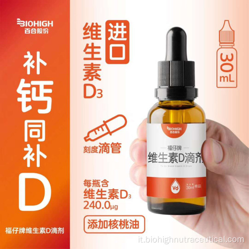 Gocce di vitamina D3 400IU